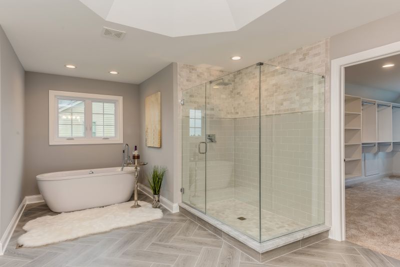 Open Concept Walk-in Shower